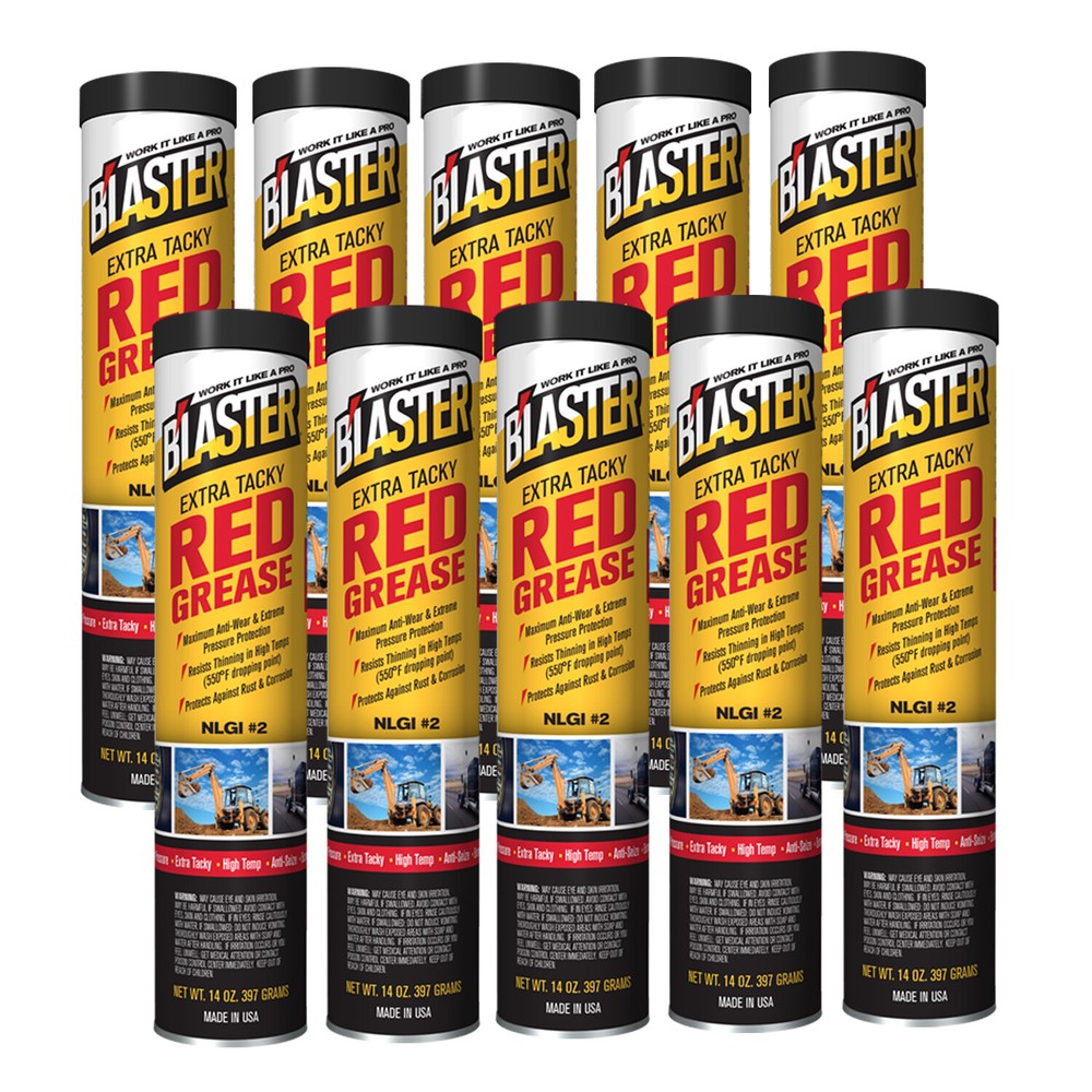 (10 Pack) Blaster Extra Tacky Red Grease