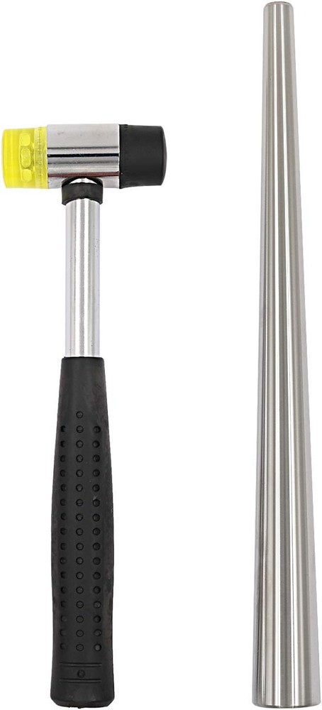 HEYMOUS Ring Sizer Mandrel Measuring Tool Steel Sizing Gauge Sizers Set...