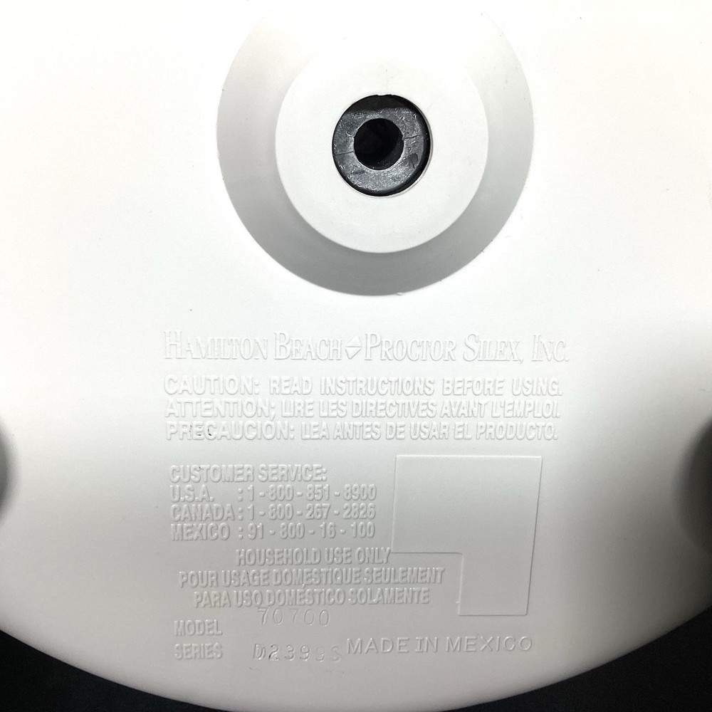 Hamilton Beach 70700 Food Processor Motor Base Replacement Part Tested