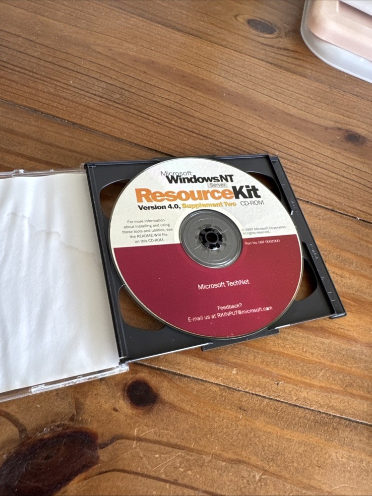 Vintage: Microsoft Windows NT Server CD version 4.0 Resource Kit Supplement 2