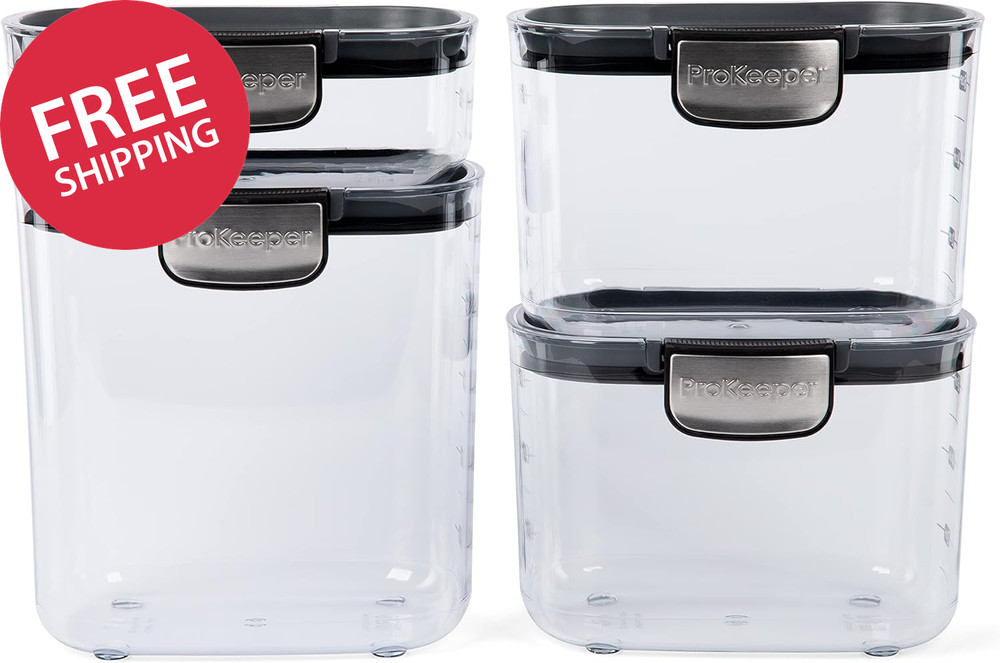 Airtight Pantry Storage Containers Set Modular Kitchen Organizer