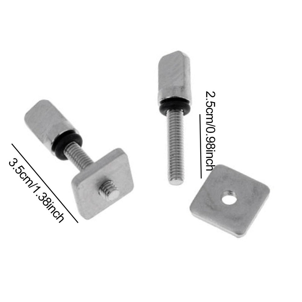 2x Surfboard Fin Screws Compact Professional Practical Surfboard Accessories