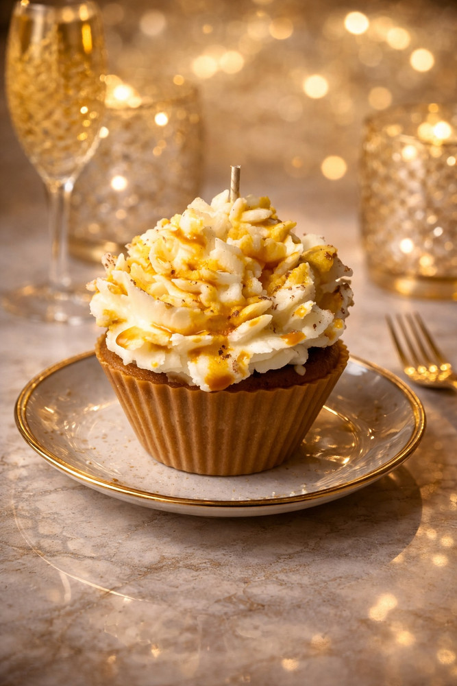 Salted Caramel Cupcake Candle