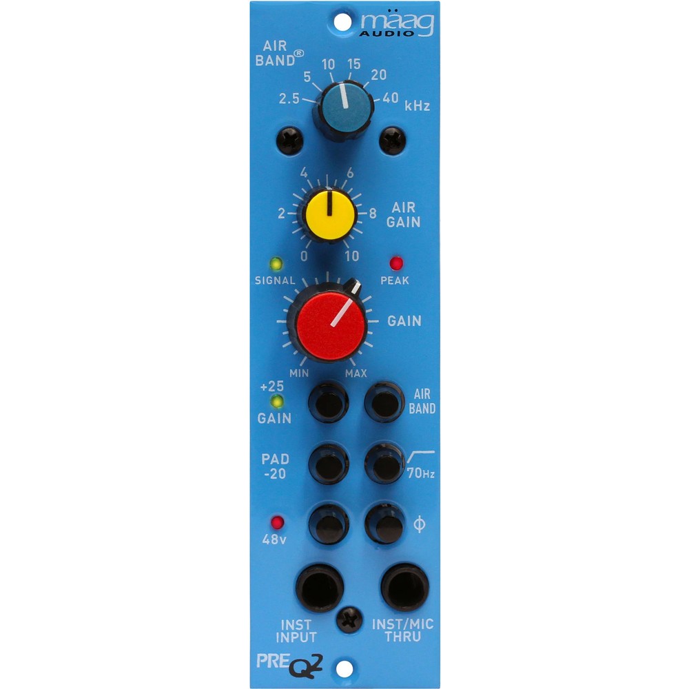 Maag Audio PREQ2-500 500 Series Mic Pre w/ Air Band and Instrument Input