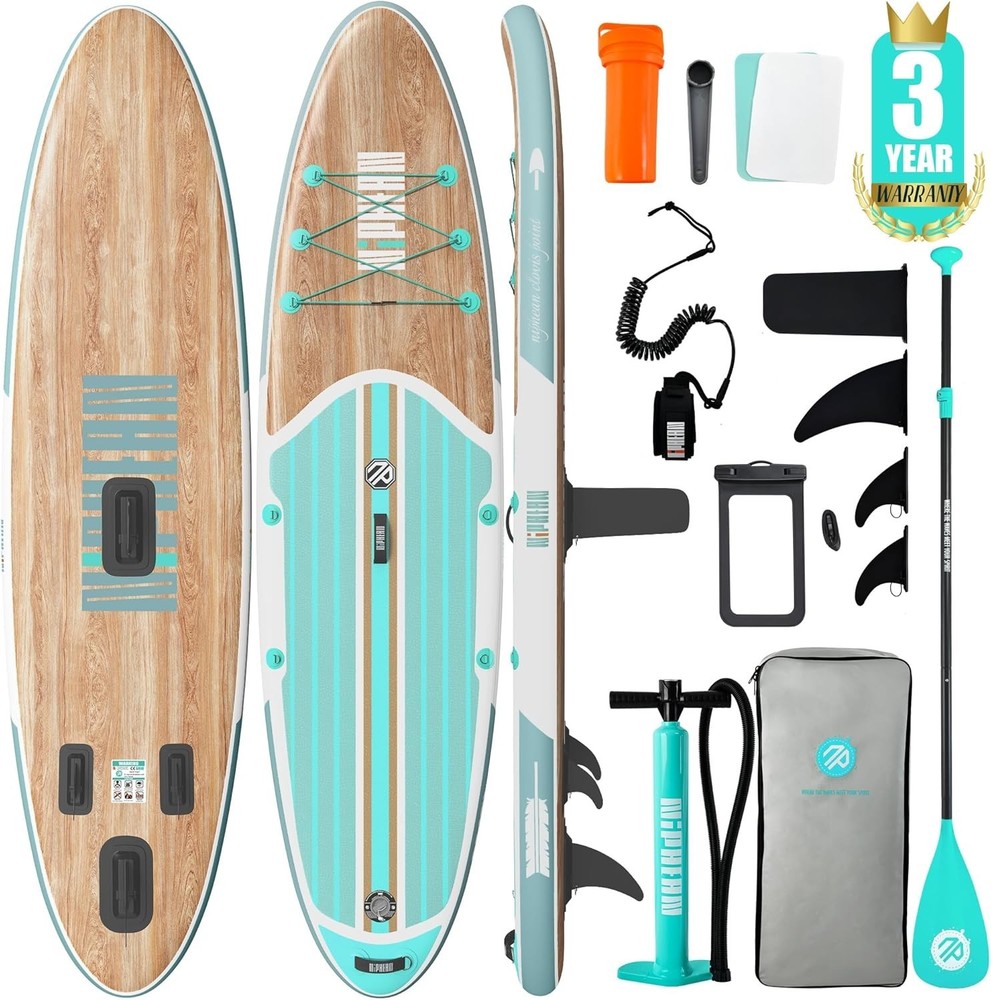 10'6" Inflatable Paddle Board with Complete SUP Accessories - Refreshing Mint