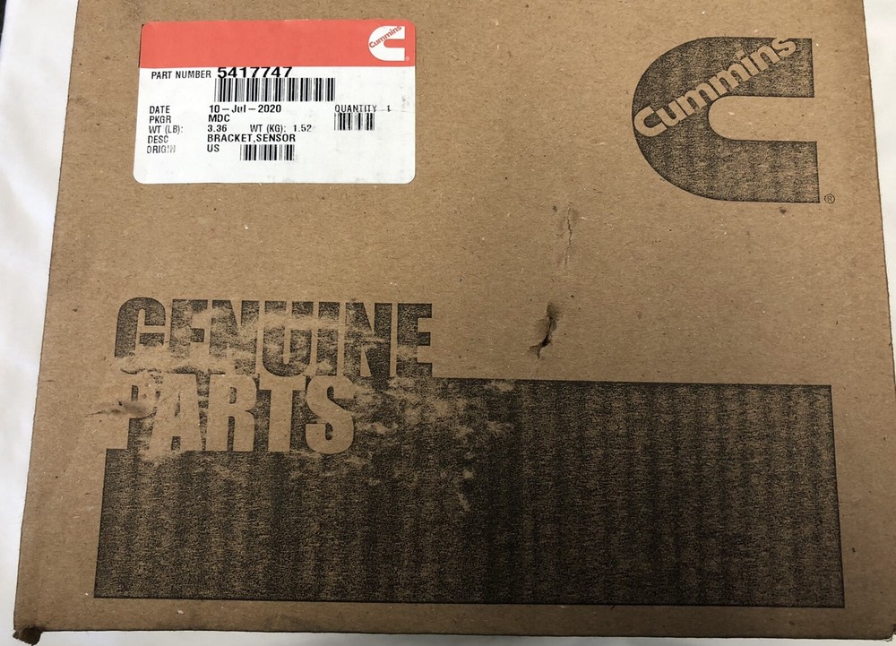 Cummins 5417747 Sensor Bracket Genuine OEM New Exhaust System DOC DPF
