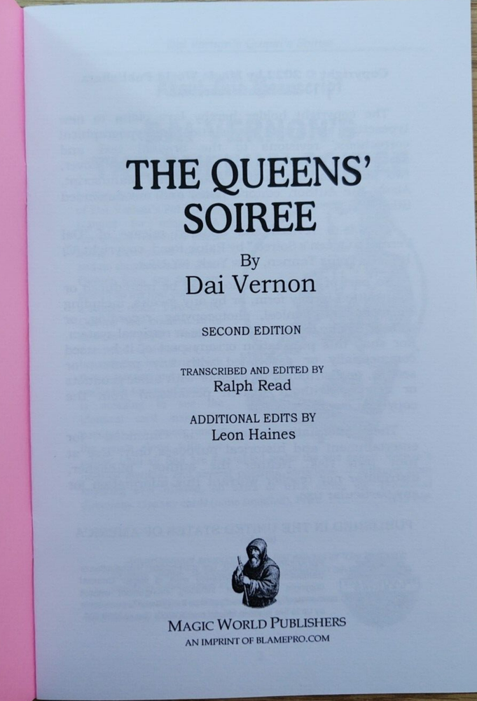 The Queen's Soiree by Dai Vernon
