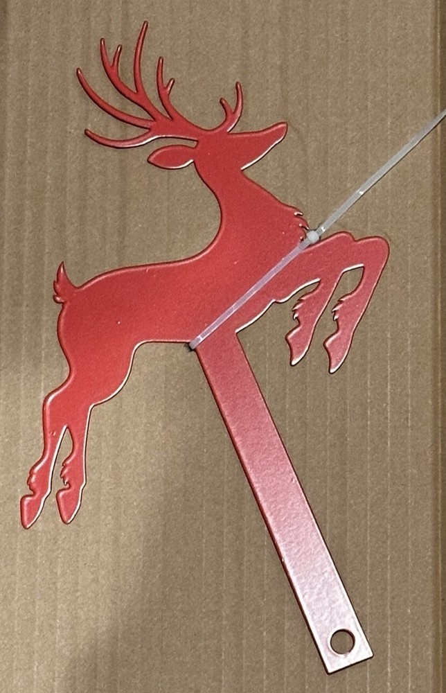 Mailbox Flag Replacement Metal Deer / Elk Silhouette Decorative Gift