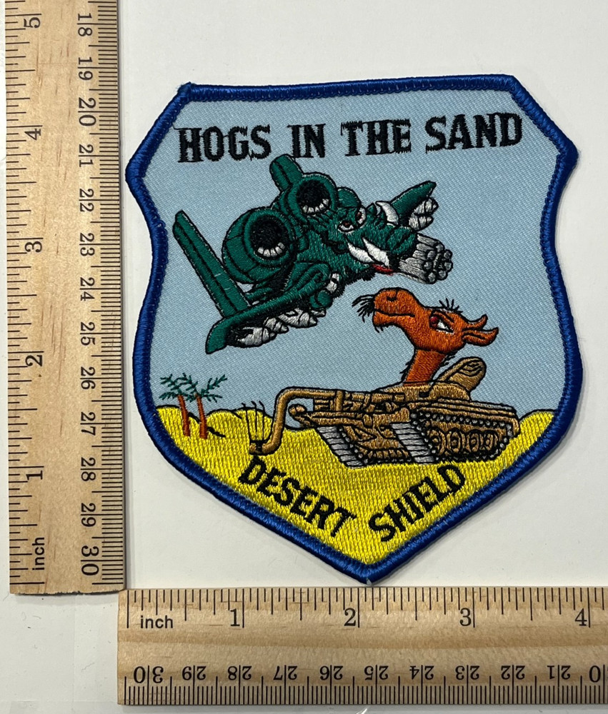 US AIR FORCE PATCH: 511th Tactical Fighter Squadron A-10 Warthog Desert Shield