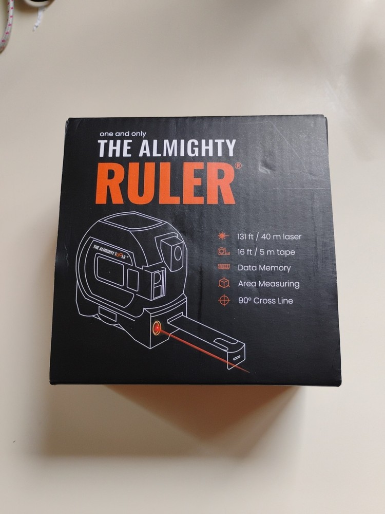 The Almighty Ruler Almighty Tools Tape Measure Laser Level