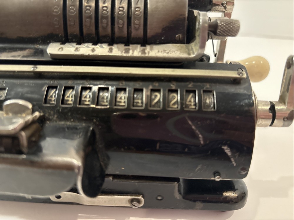Thales Rastatt Rechenmaschine Eisen Mechanical Typewriter