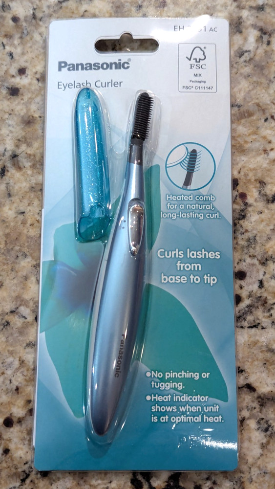 Panasonic Eyelash Curler Heated EH2351 Battery Powered