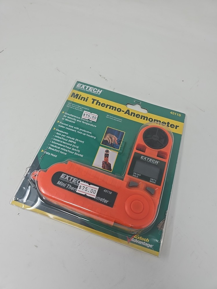 Extech Mini Waterproof Thermo Anemometer - NEW