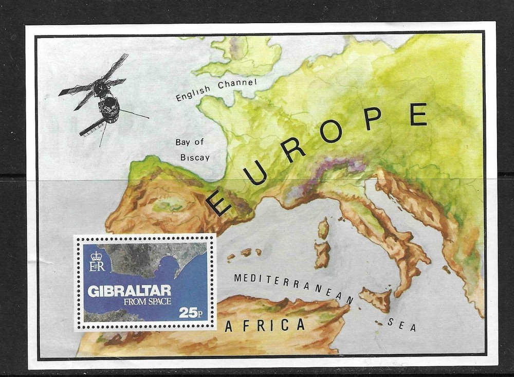 Gibraltar  / Gibraltar From Space . MNH