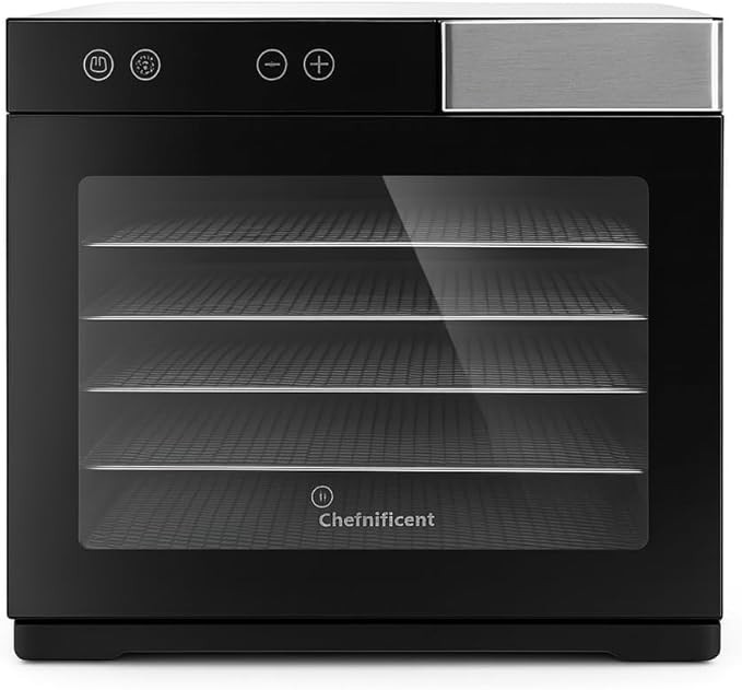 Chefnificent SQUARE Food Dehydrator with 5 Adjustable Stackable Trays