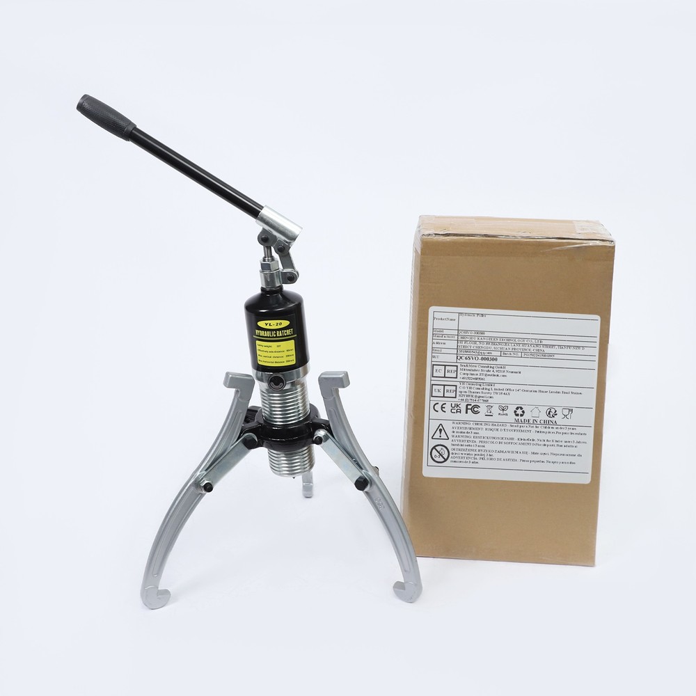 Black Hydraulic Bearing Puller,20T Hydraulic Puller Kit,3 Jaws Hydraulic Puller