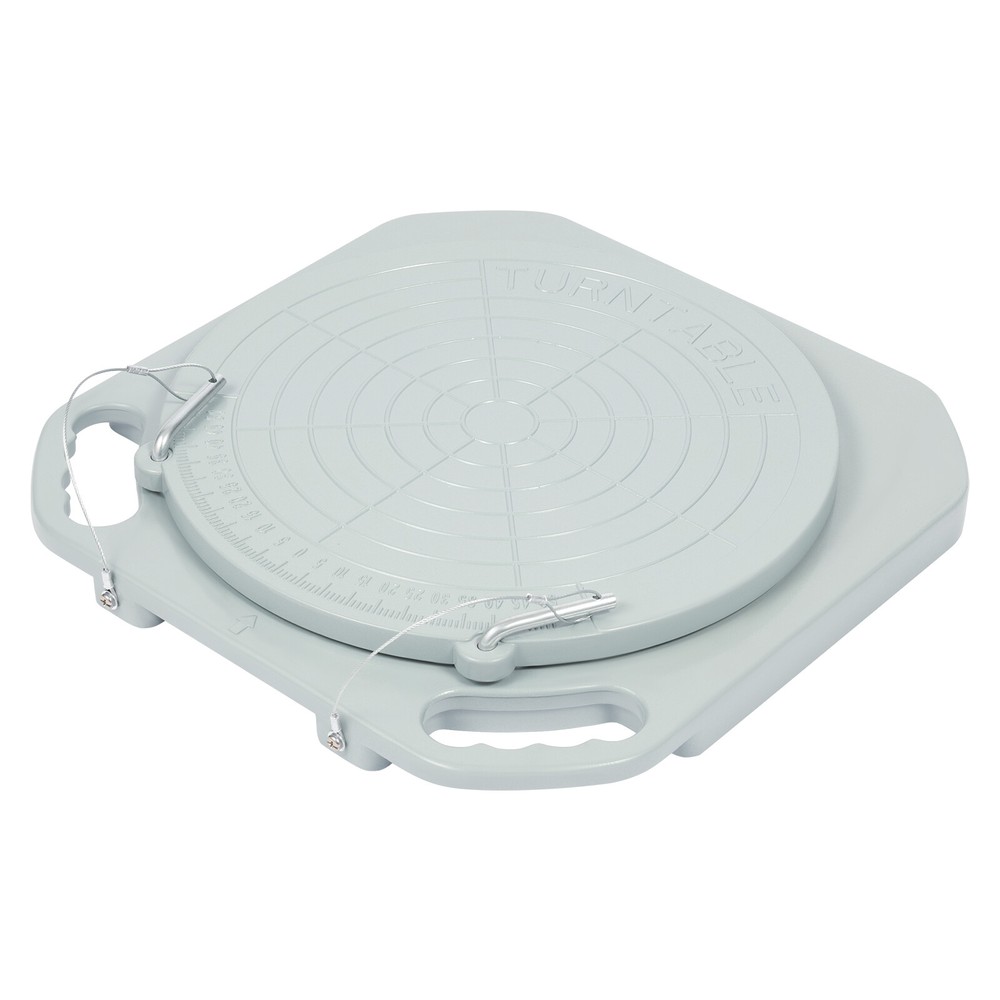 2pcs 3Ton Front End Wheel Alignment Turntable Plate 360° Rotating Plate Table