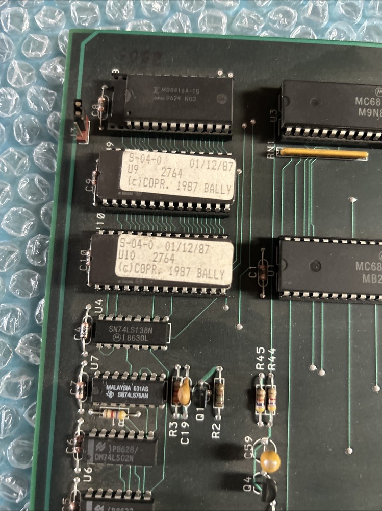 Unknown Slot Machine Bally S 5000 Mpu CPU PCB Board C140-8￼