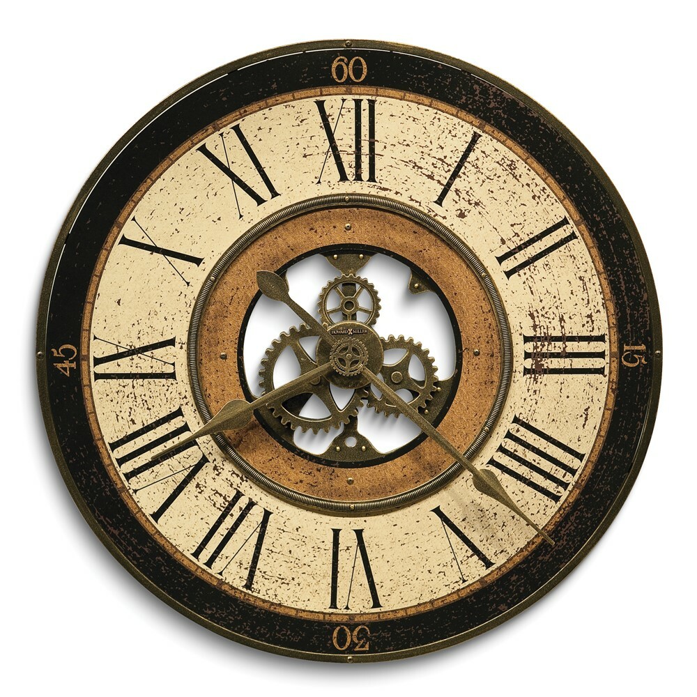 Brass Works Antiqued Finish Wall Clock