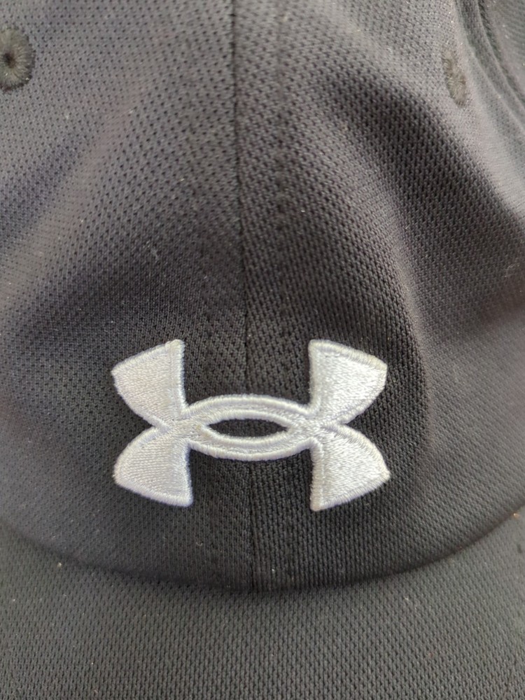 Under Armour Black Lightweight Hat Baseball Running Cap Women's