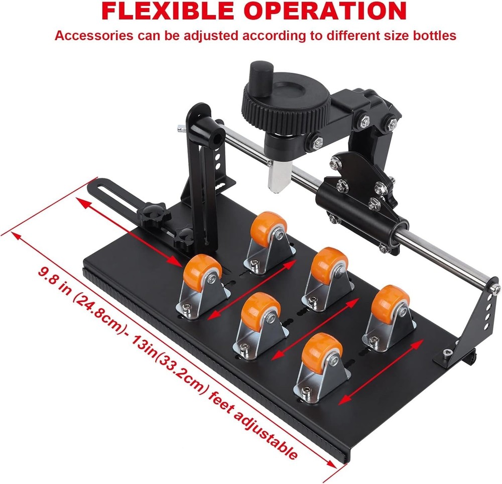 Adjustable Glass Bottle Cutter for Art Projects – Complete DIY Accessory Set