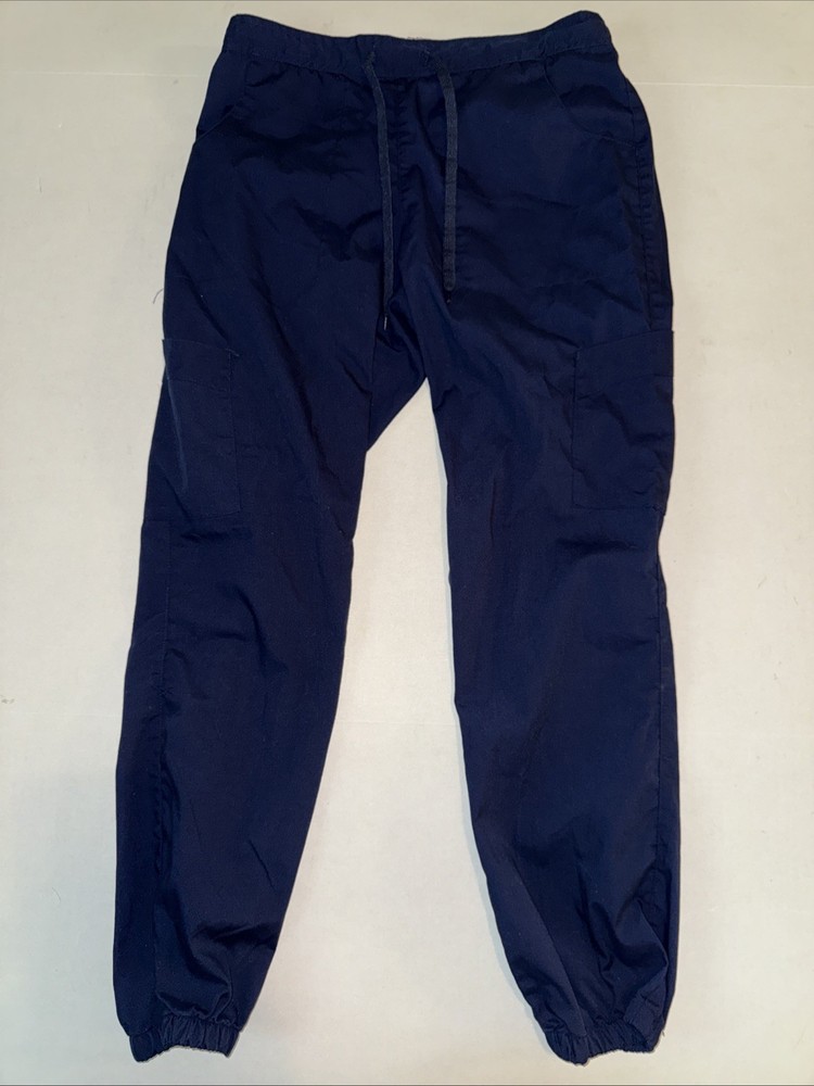 MedGear Scrub Pants Women's Small Blue Elastic Drawstring