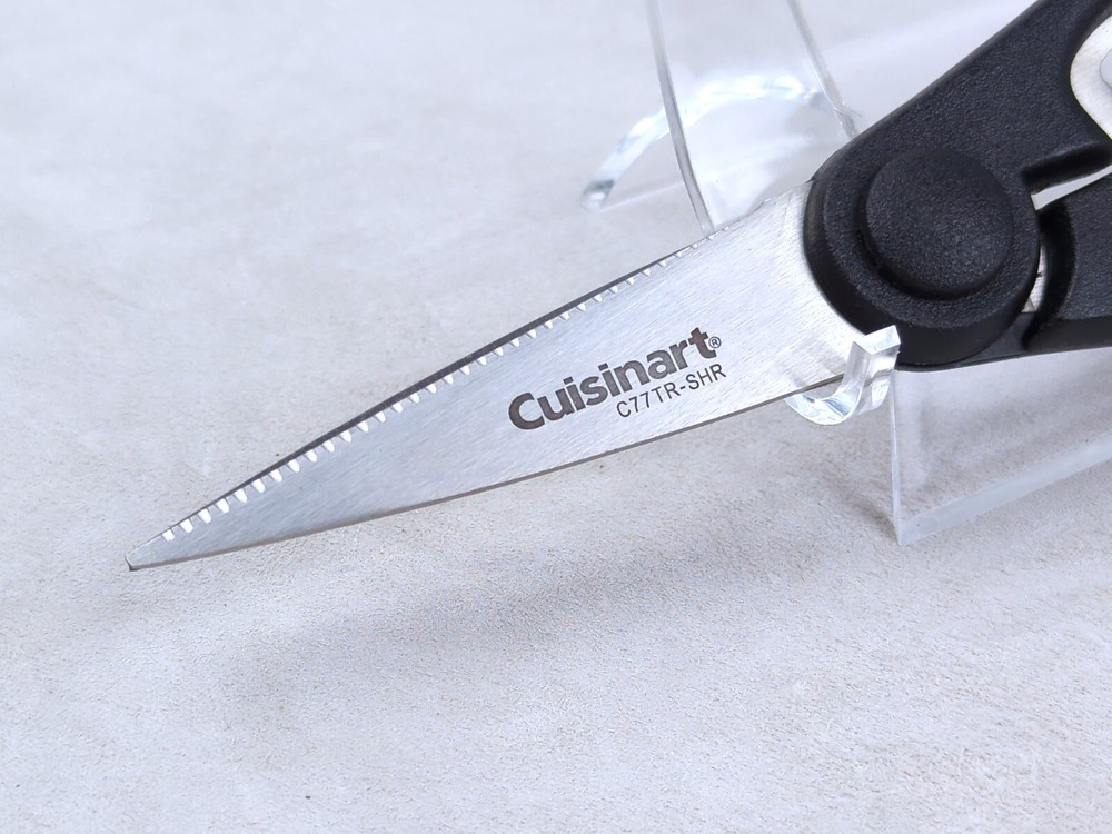 Cuisinart CLASSIC 8" KITCHEN SHEARS w/ STAINLESS Blade & BLACK Handle C77TR-SHR