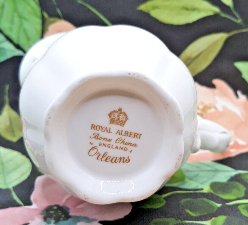 Royal Albert Creamer Fine Bone China " Orleans " Pattern