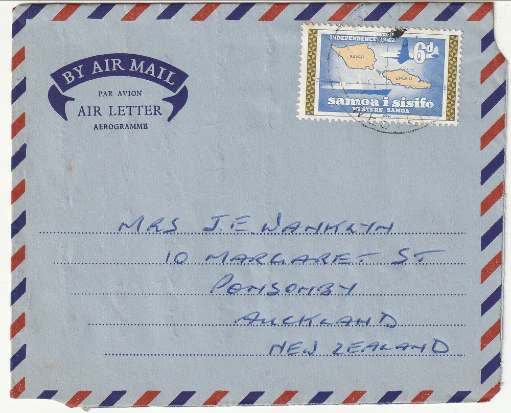 Samoa - Aerogramme (Apsley)