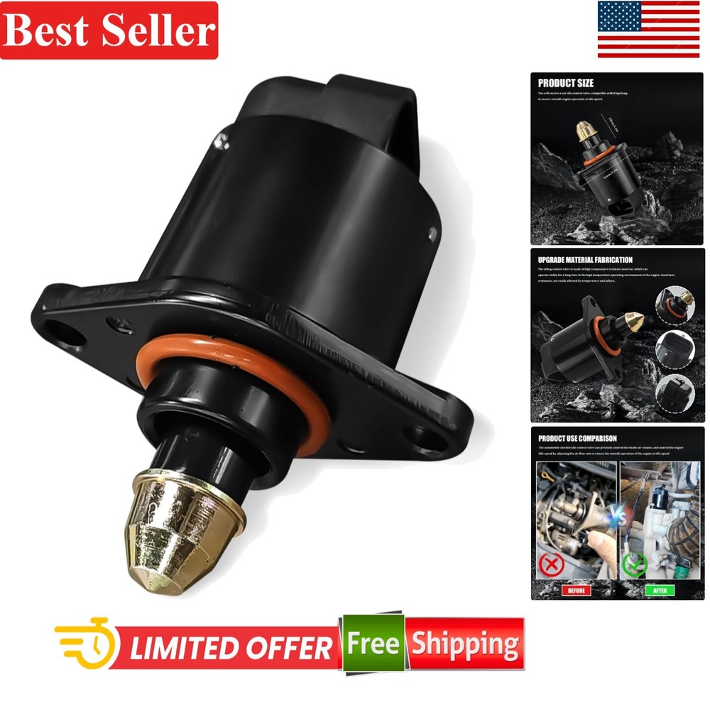 OEM IAC Idle Air Control Valve Sensor - Chrome Finish, Stable Engine Performance