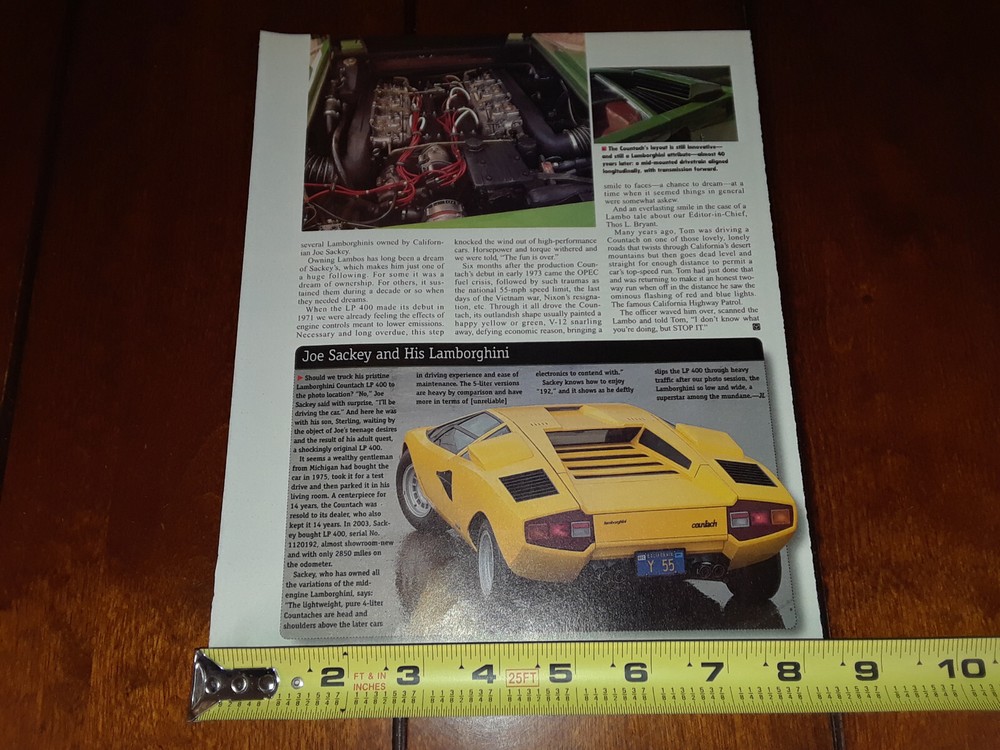 LAMBORGHINI COUNTACH PROTOTYPE ORIGINAL 2004 ARTICLE