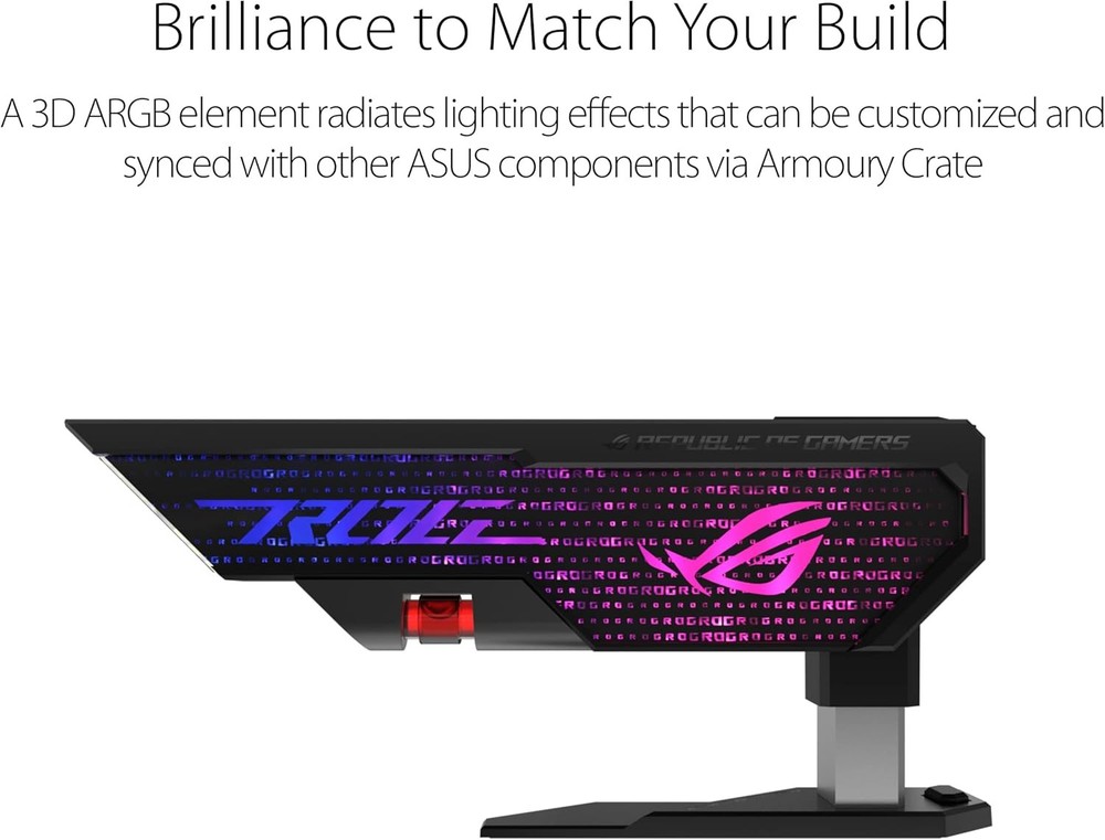 ASUS ROG Herculx GPU Holder Bracket Aura Sync RGB