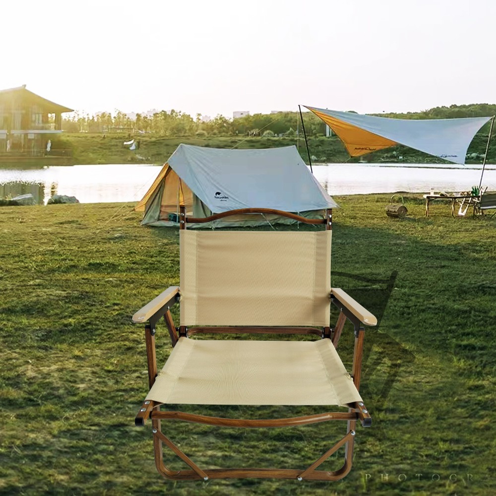 Foldable Patio Table Outdoor Dining Camping Picnic X-Leg Solid Wood