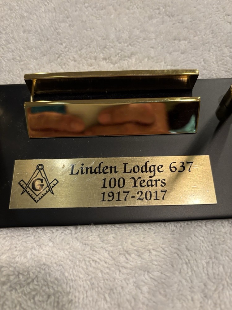 Masonic Desk Pen Set