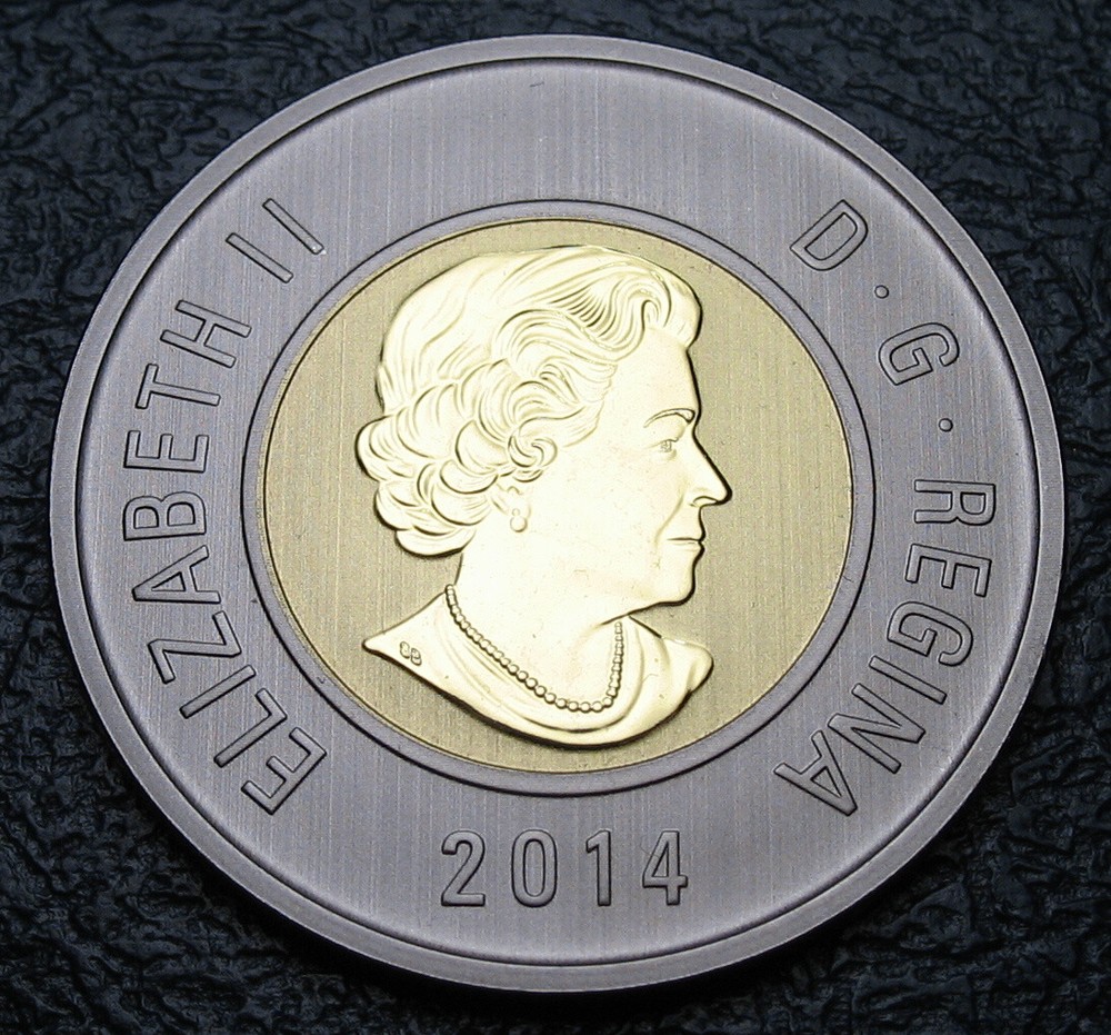 Canada 2014 $2 Polar Bear Specimen Uncirculated