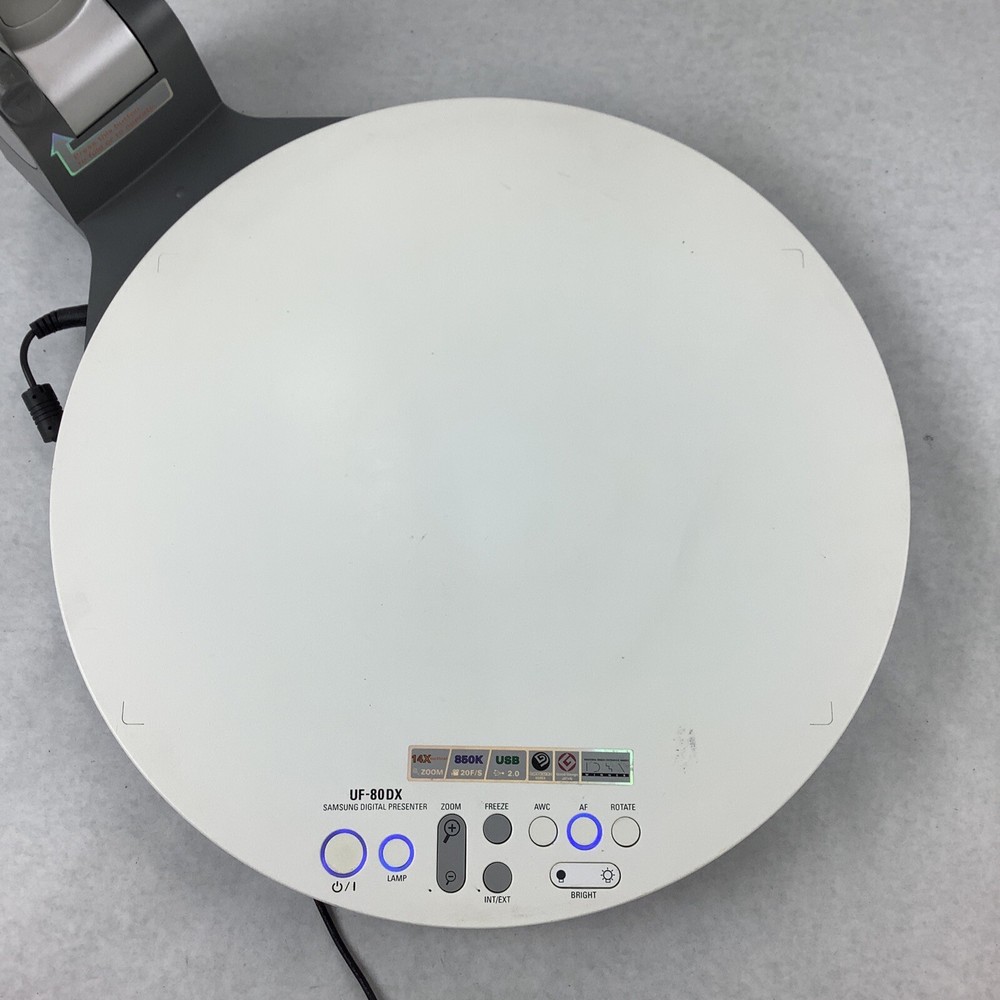 Samsung UF-80DX Digital Presenter Doc. Camera Overhead Projector w/power