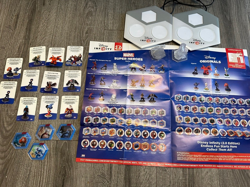 DISNEY INFINITY 2.0 POWER DISC LOT Portals Marvel