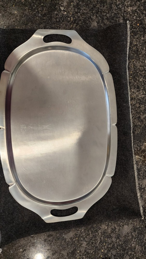 vintage krome kraft farber bros Serving Set