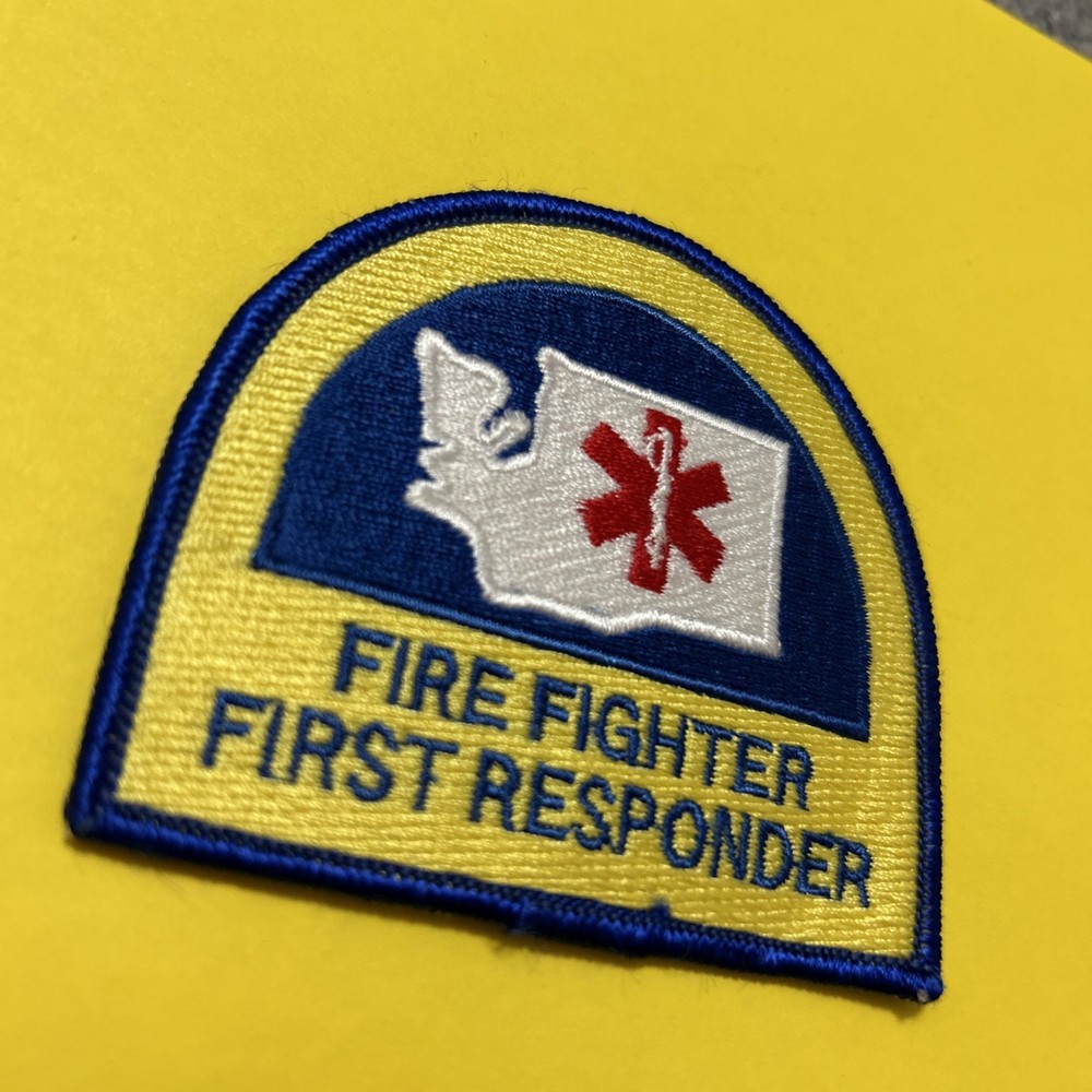 Vintage Fire Station Washington State Responder Patch Dept. Engine Firefighter