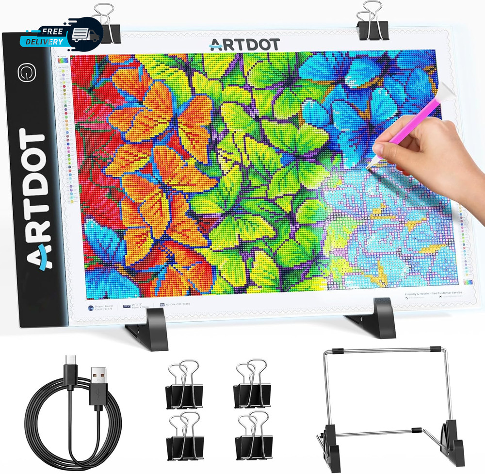 A4 LED Light Pad for  Kits for Adults USB Powered Adjustable