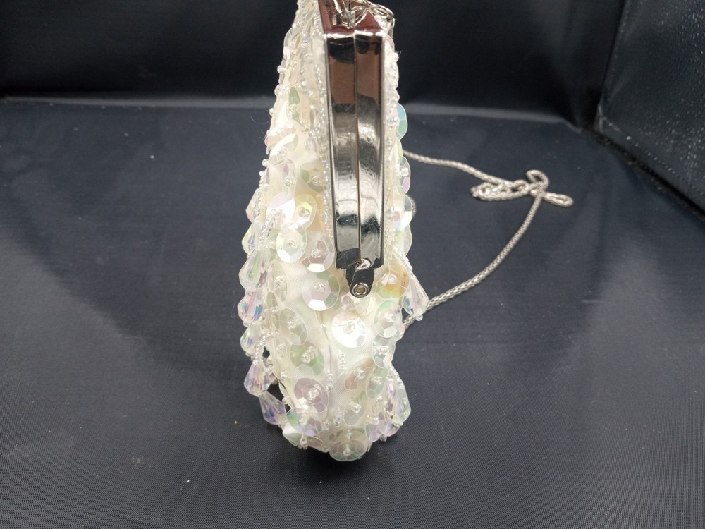 Vintage Rainbow Pearl Bead Purse