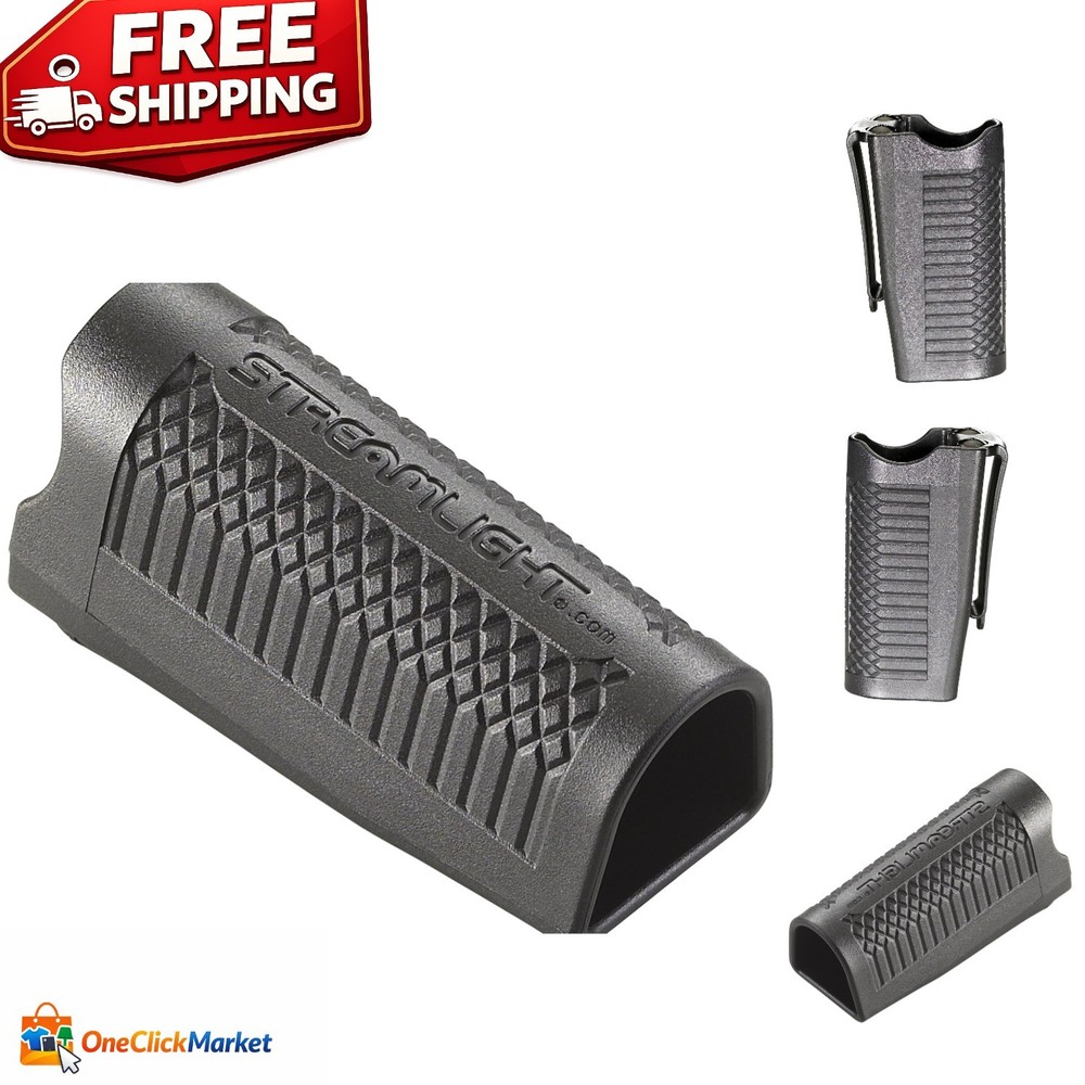 Compact Spring-Loaded Flashlight Holster for Duty Belts - Fits Standard Sizes