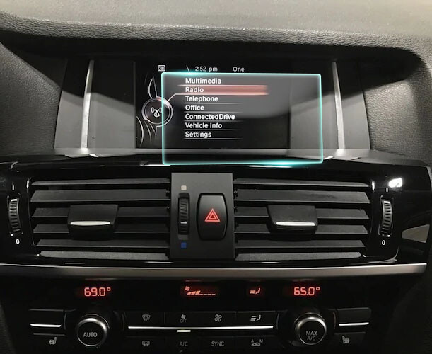 Crystal Clear Screen Protector for 2017 BMW X3 Vehicle Navigation