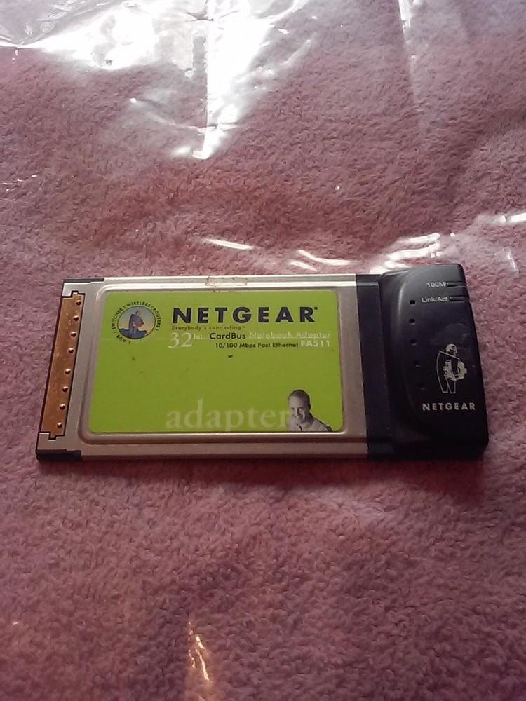 Netgear FA511 PCMCIA Network CardBus Adapter