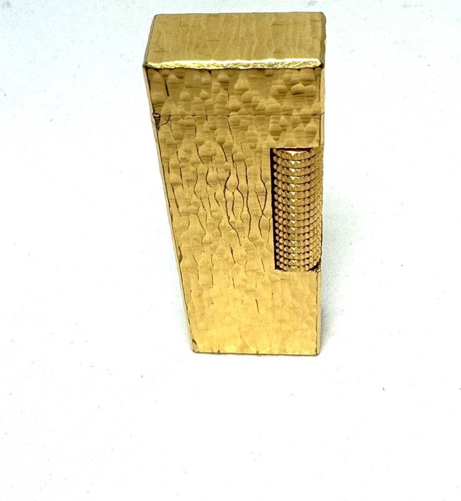 Dunhill Hand Carved Pattern Gold Jewelry Used