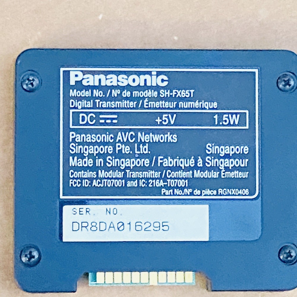 OEM Original PANASONIC SH-FX65T - Wireless Speaker System Digital Transmitter