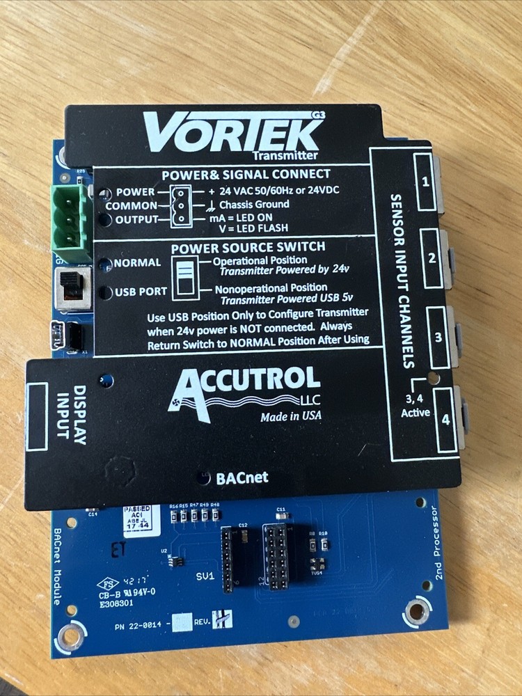 ACCUTROL LLC vortek Transmitter