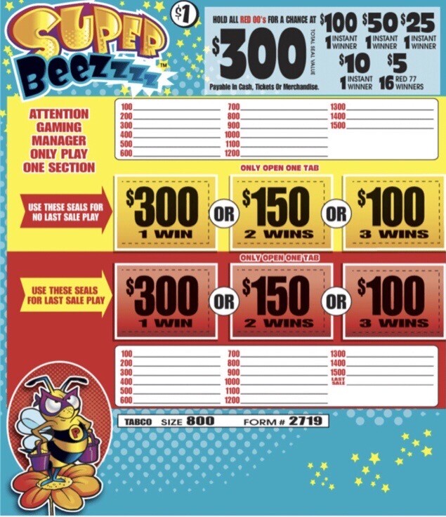 🥳 Pull Tabs Ticket Game 🥳