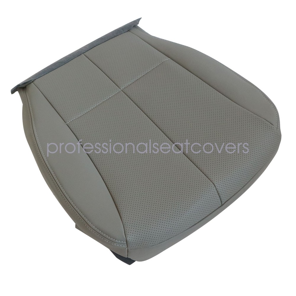 For 2009-2013 Subaru Forester Driver Bottom Replacement Leather Seat Cover Gray