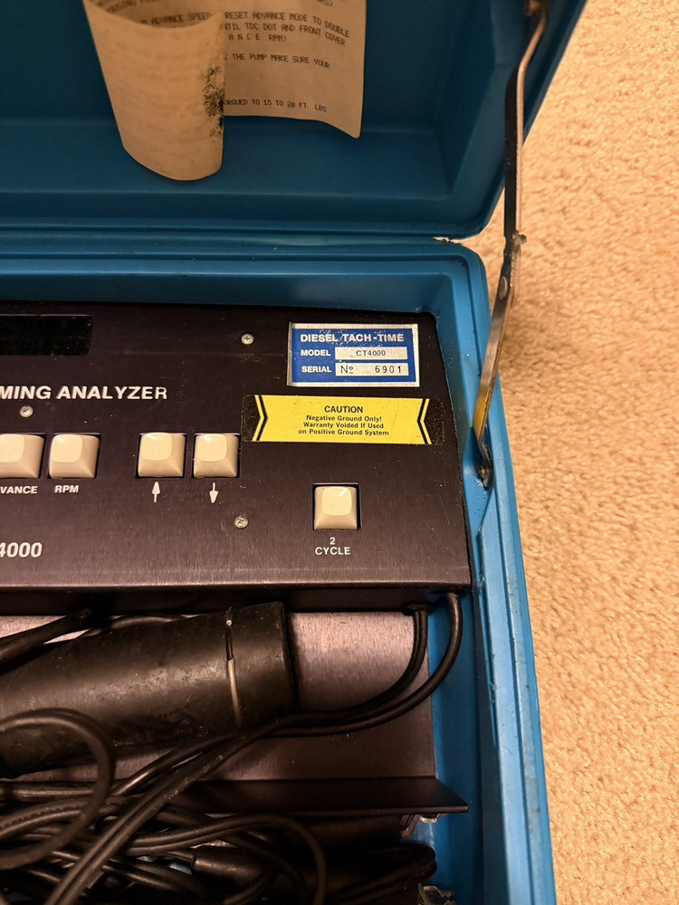 A57 - Creative Tool CT4000 Diesel Tach-Time - Diesel Timing Analyzer